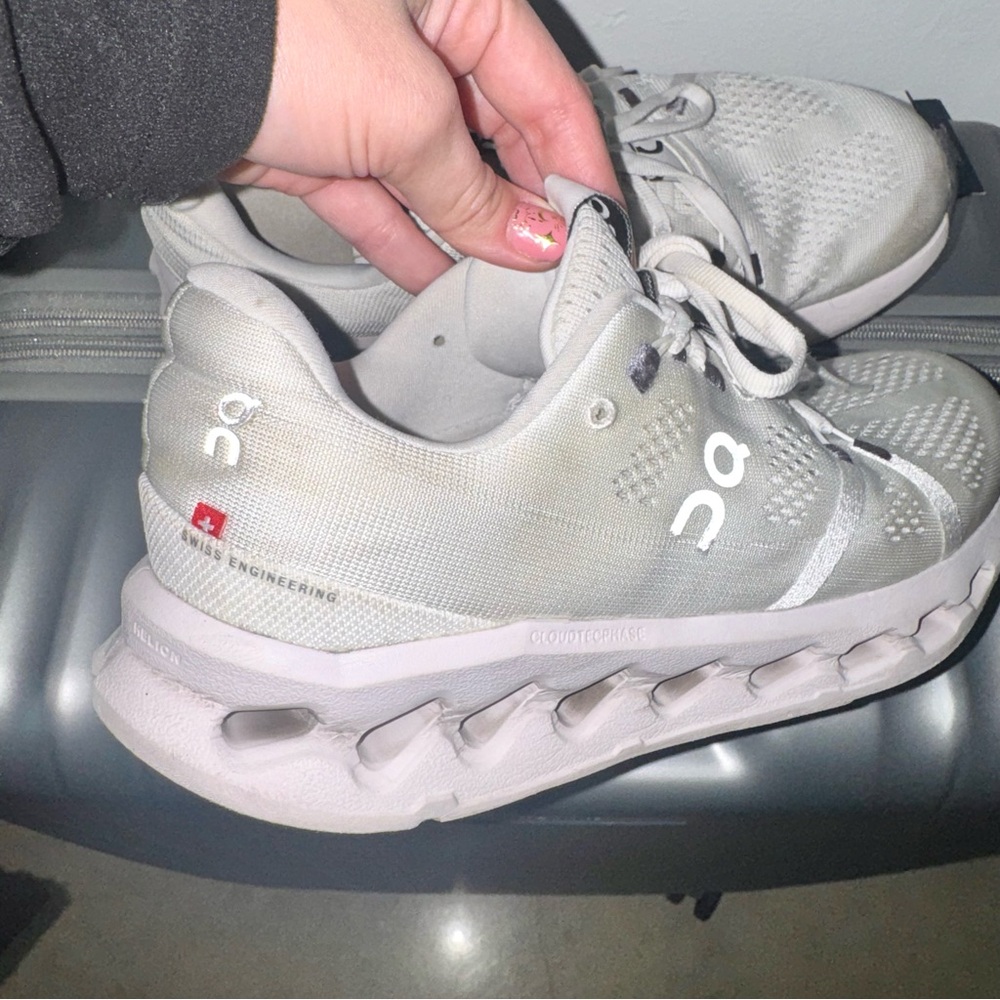 On Running White Athletic Shoes